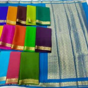 Mysore Crepe Silk – Heavy Pallu